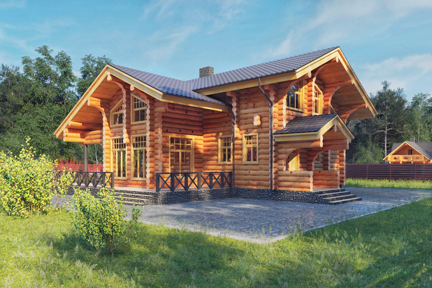 Дом из бревна VZ-106